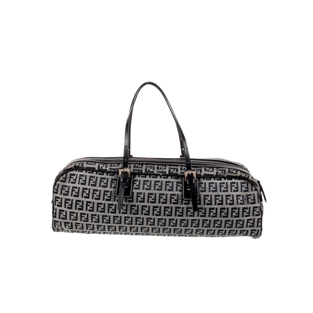 Vintage Fendi Zucchino Top Handle Bag